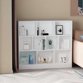 Tq 741541832391 40.9ftft H X 47.2ftft W Standard Bookcase White Modern And Contemporary Traditional