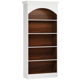 Hoga-j0171 Tribesigns 5-shelf Bookcase 70.9 Inch Tall Bookshelf With Storage Shelves White