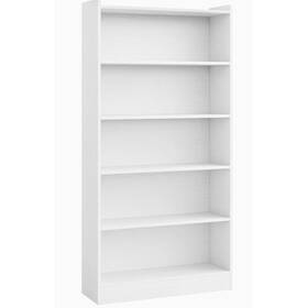 Hoga-xk00612 Tribesigns Wood Bookcase 72 Inch X 35 12 Bookshelf With 6 Storage Shelves White