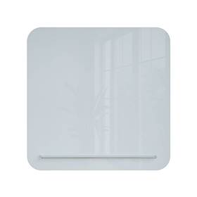 4848u00-01 U Brands Floating Magnetic Glass Board With Shelf 35 Inch X