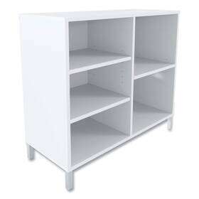 Un56978cc Union & Scale Essentials Laminate Bookcase Five-shelf 36w X 15d 31.6h White