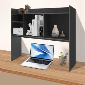 Unnsiapit 736963640105 Desktop Bookshelf Cube Storage Organizer Tabletop Bookcase With 6 Compartments