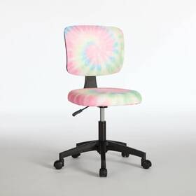 Wk533005 Urban Lifestyle Pink Tie Dye Swivel Office Chair Rainbow