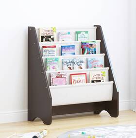 B0833zhj85 Utex Kids Sling Bookshelf - Magazine Rack With Organizer Book E