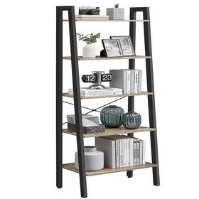 Vasagle B0bzy8pkpw Barnet Collection - Ladder Shelf Bookshelf Storage Rack Modern Bookcase