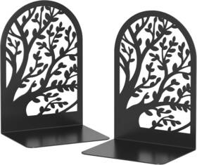Vsxc01 Vfine Bookends For Shelves Decorative 1 Pair Tree Metal Home