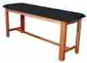 457388077 W15074b 3b Scientific Black Hardwood Classic Exam Treatment Table With H-brace 7