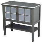 W191028m-1329 Heather Ann Creations Modern Door Accent Console Cabinet 000824102928