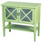 W191089-1326 Heather Ann Creations Modern Door Accent Console Cabinet 000824108913