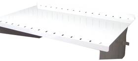 Wall Control Asm-sh-1609 Shelf 9in Deep Pegboard Assembly And Slotted Tool