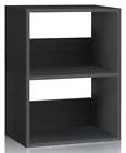 Wb-2sr-bk Way Basics Eco Friendly Bookcase In Black Id 819767010234