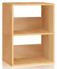 Wb-2sr-nl Way Basics Eco Friendly Bookcase In Natural Id 819767010241