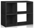 Wb-2swrc-bk Way Basics Eco Friendly Chelsea Bookcase In Black 819767010357 Wb-2swrc-bk Way Basics Eco Friendly Chelsea Bookcase In Black 819767010357