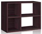 Wb-2swrc-eo Way Basics Eco Friendly Chelsea Bookcase In Espresso 819767010340