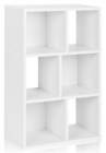 Wb-3sc-we Way Basics Eco Friendly Laguna Bookcase In White 819767010333