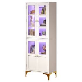 Wedealfu Inc 197839404373 Moasis Display Cabinet Bookcase With Acrylic Doors And
