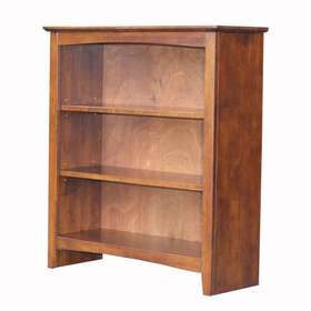 Whitewood Industries Inc 727506703760 Shaker 36-inch Espresso Bookcase Traditional