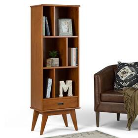 Wyndenhall 840469036383 Tierney Solid Hardwood 64 Inch X 22 Mid Teak Brown W 14 D