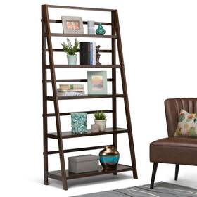 Wyndenhall 840469077010 Normandy Solid Wood 72 Inch X 36 Brunette Brown W 16 D