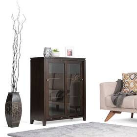 Wyndenhall 840469077669 Essex Solid Wood 36 Inch Wide Contemporary Medium Mahogany Brown W