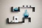 Yu017 Danya Shaped Wall Mount Shelves Espresso Set 878073000834