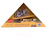 New Knape & Vogt Oak Finish Triple Corner Ezc 12/3 Instant Shelf Kit - 12" X. Fixed Price $49.95.