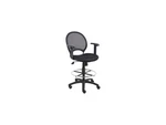 Boss B16216 Mesh Back Drafting Stool With Adjustable Arms. Fixed Price $345.00.