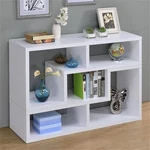 Coaster Velma Wood Convertible Tv Console And Bookcase White. Fixed Price $219.99.