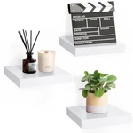 Sorbus Square Floating Shelf For Wall - 3 Small Shelves With Invisible Mounting. Fixed Price $24.00.