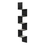 Furinno Rossi Wood Wall Mount Floating Corner Square Shelf Espresso. Fixed Price $42.47.