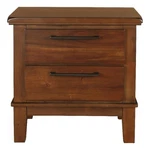Benjara Wooden Nightstand With Chamfered Legs 2 Spacious Drawers- Brown. Fixed Price $351.99.