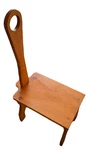 Vintage 30 Long Key Hole Handle Safety Step Stool Solid Wood, Usa High Quality. Fixed Price $119.00.