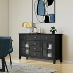 Wyndenhall Stratford Solid Wood Transitional Sideboard Buffet - 54 Inch Wide. Fixed Price $813.43.
