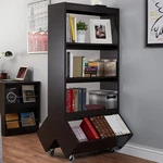 Furniture Of America Yodell Contemporary Espresso Bookcase/room Divider/display. Fixed Price $249.99.