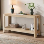 Christopher Knight Home Culver Wood Console Table Narrow Entryway Natural. Fixed Price $314.00.