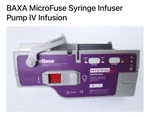 Baxa Microfuse Dual Rate Syringe Infuser Pump. Fixed Price $1750.00.