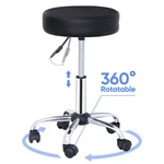Hydraulic Rolling Stool Swivel Salon Chair Office Tattoo Adjustable Height Black. Fixed Price $35.19.