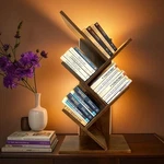 Godferyxin Tree Bookshelf With Liting,small Bookcase Led And Desktop She.... Fixed Price $64.61.