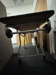 Ferno Salesmaker 289 Folding Wheeled Gurney/stretcher Metal Frame Padded Gray. Fixed Price $1200.00.