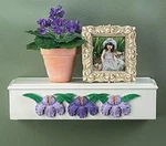 New Wood Iris Shelf 14" 6" Deluxe & Heavy In Box. Fixed Price $29.99.