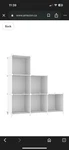 11" 321 Cube Organizer Shelf White - Room Essentials. Fixed Price $25.99.