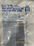 Lot Of (20)BAXTER Sol Set Duo-vent, 0.2 Micron Filter Interlink Injct Site, 102". Fixed Price $44.99.