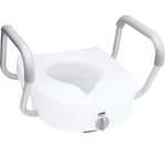 Carex Ez Lock Raised Toilet Seat W/ Arms 5 Elevated Support. Fixed Price $30.00.