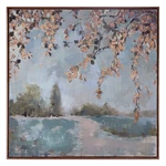 Uttermost 35329 Hand Painted Canvas Peaceful 37" X Fir Wood Frame Art. Fixed Price $398.40.