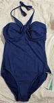 Nwt Seafolly 10 Us Easy Fit C/d Cup Bandeau Multi-way 1PC Swimsuit 133030. Fixed Price $58.50.