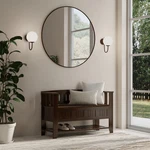 Wyndenhall Normandy Solid Wood 48 Inch Wide Transitional Entryway Storage.... Fixed Price $348.72.