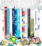 Motivational Medal Holder Display With Matte Black Finish - Inspire Greatness. Fixed Price $16.99.