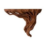 Floating Shelf For Wall, Rustic Tree Root Decorative Display Mount. Fixed Price $23.80.