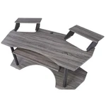 Bowery Hill Contemporary 3-SHELF Wood Music Recording Studio Desk Black Oak. Fixed Price $597.70.