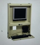 Omnimed 291440-BG Wall Mounted Locking Desk. Fixed Price $385.00.